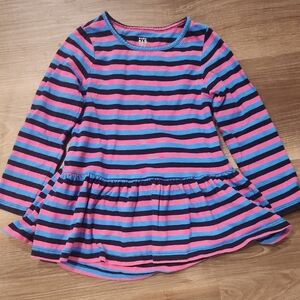 Striped Pink and Blue Kids Top